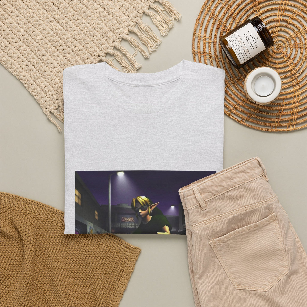 Skater Link Smoking In The Alley Tee