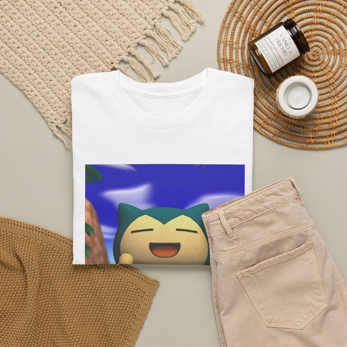 Snorlax Flipping The Bird Tee