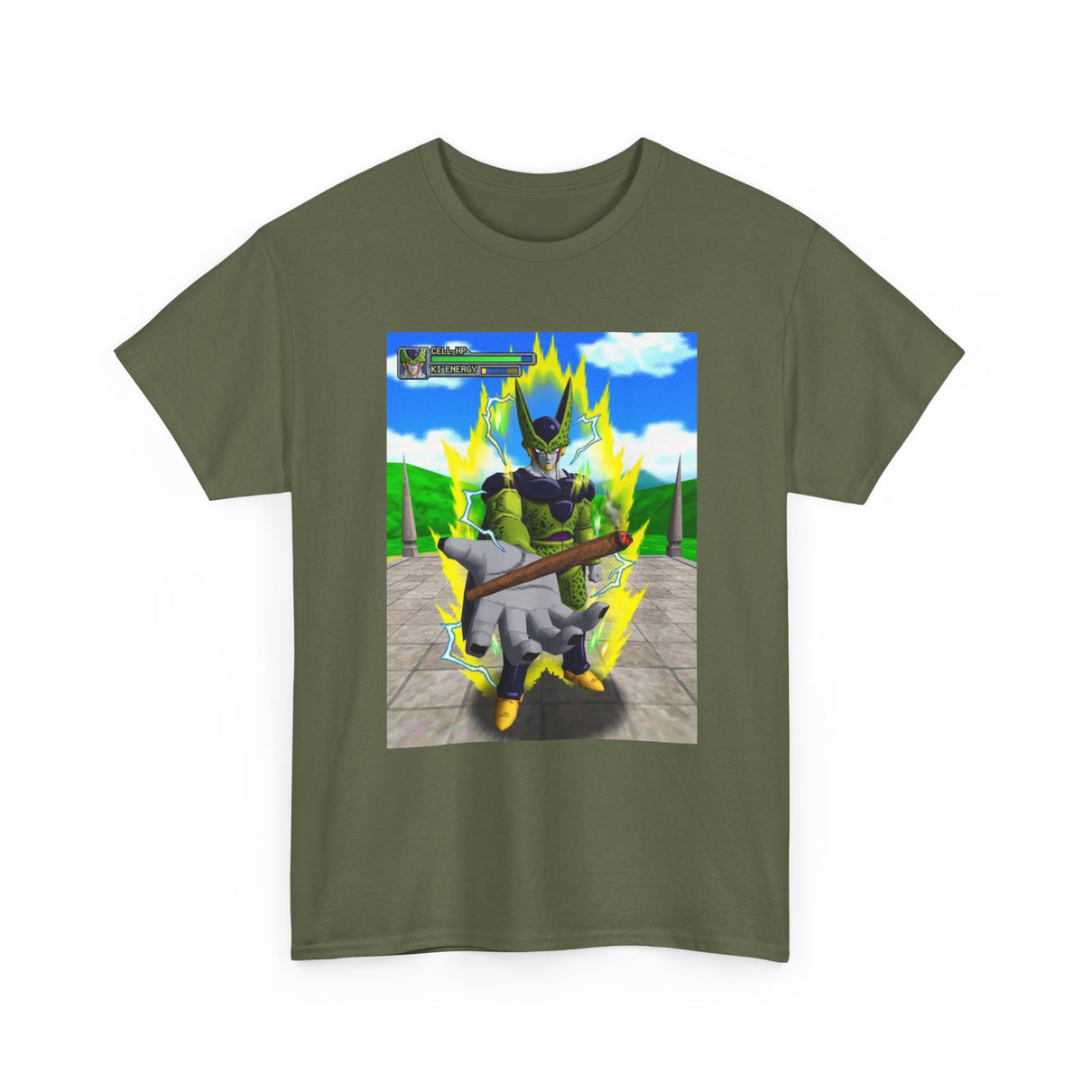 Perfect Cell Powering Up With A Blunt