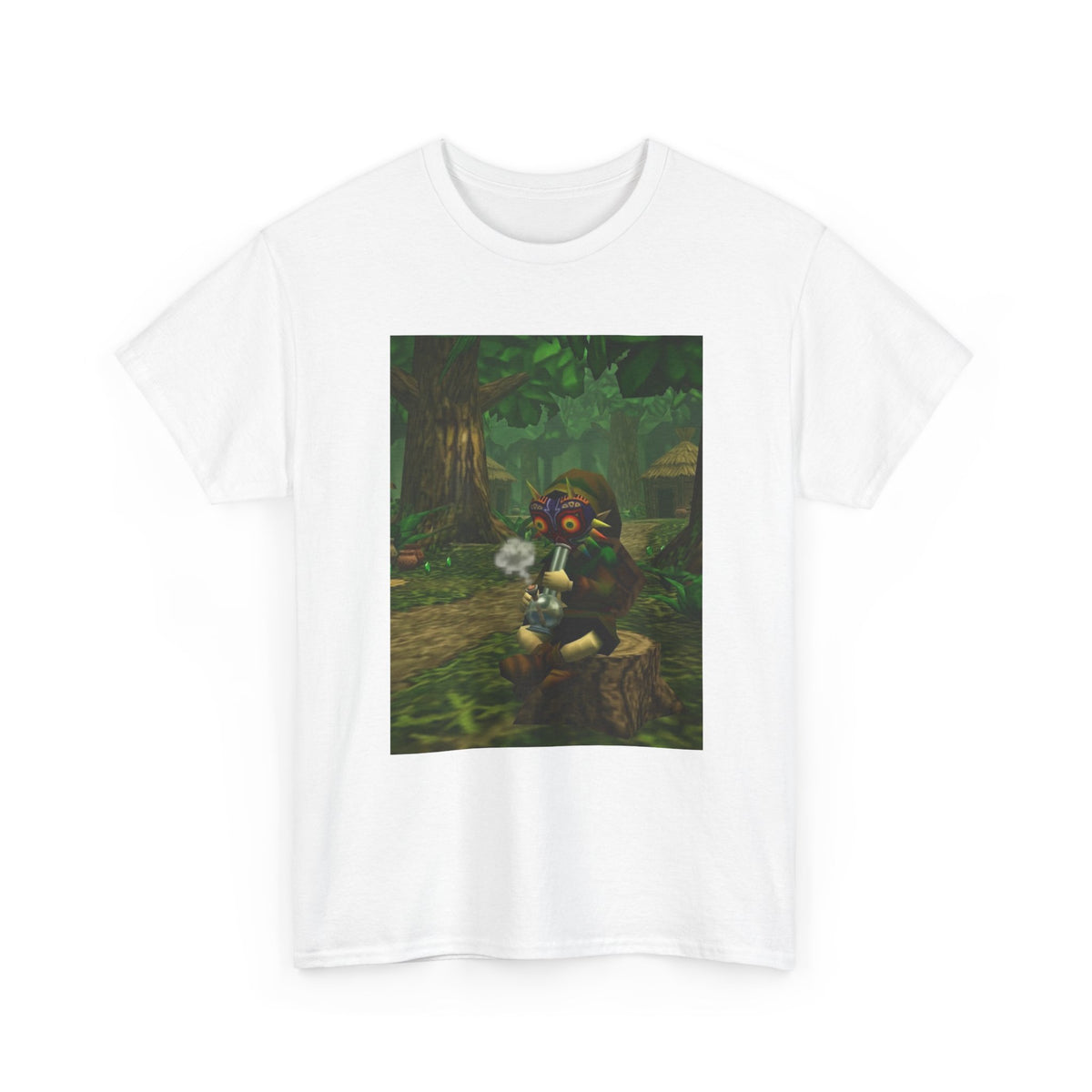 Deku Link Smoking Majora's Mask Tee