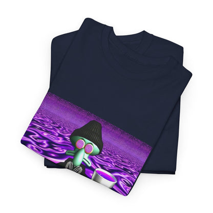 Squidward Sipping Lean In A Purple Haze