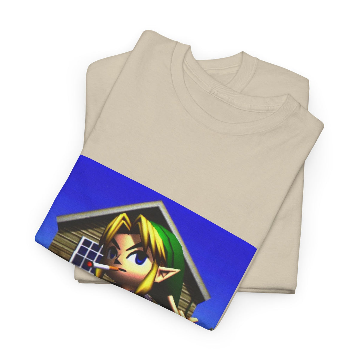 Edgy Hero Smoking And Flipping The Bird Tee