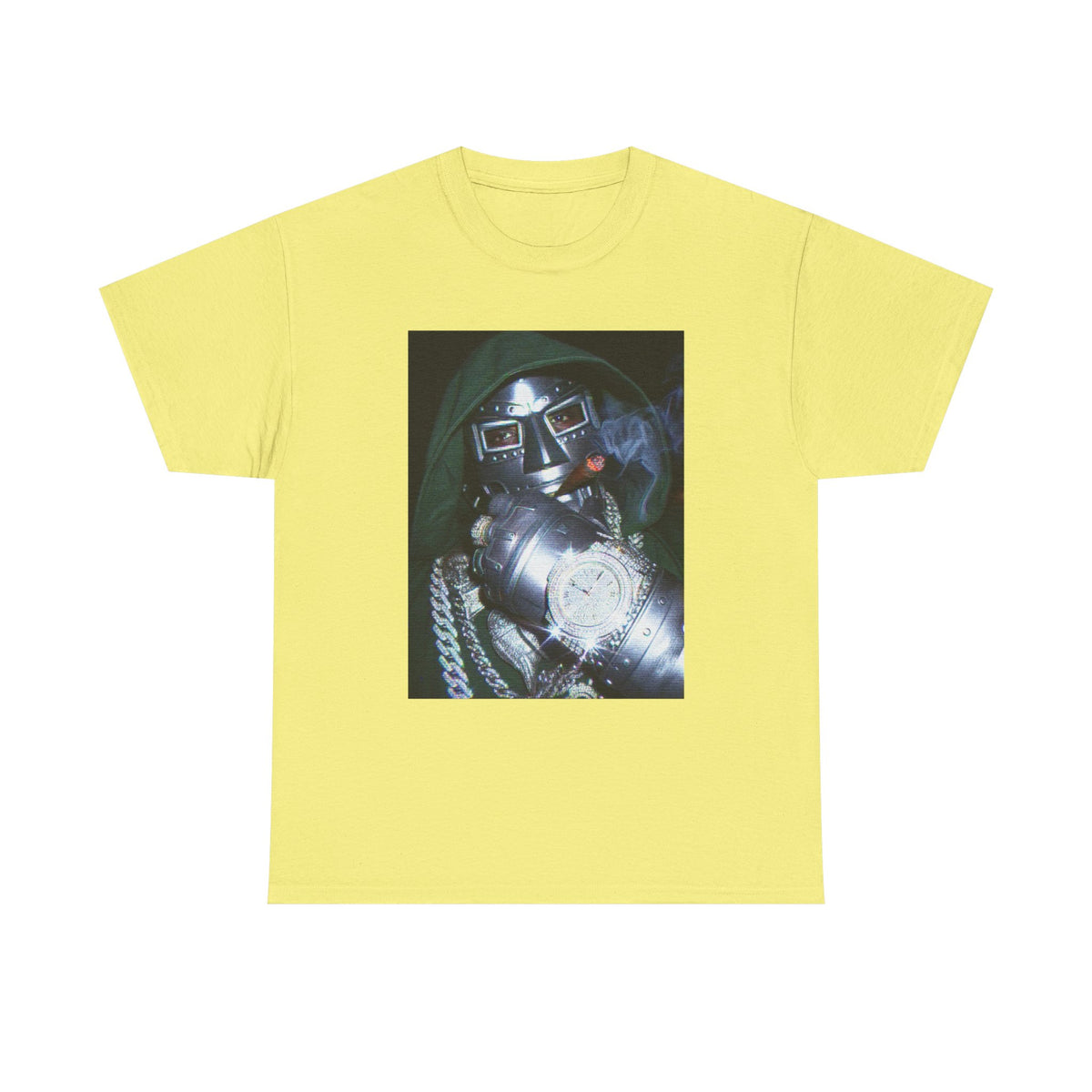 Villainous Rapper Smoking Diamond Bling Tee