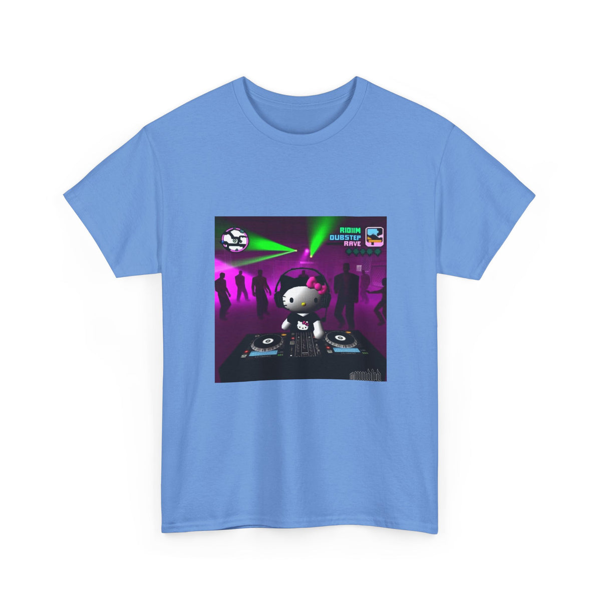 Hello Kitty DJing Dubstep Rave Tee