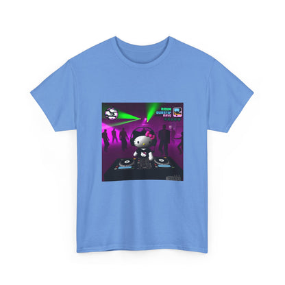 Hello Kitty DJing Dubstep Rave Tee