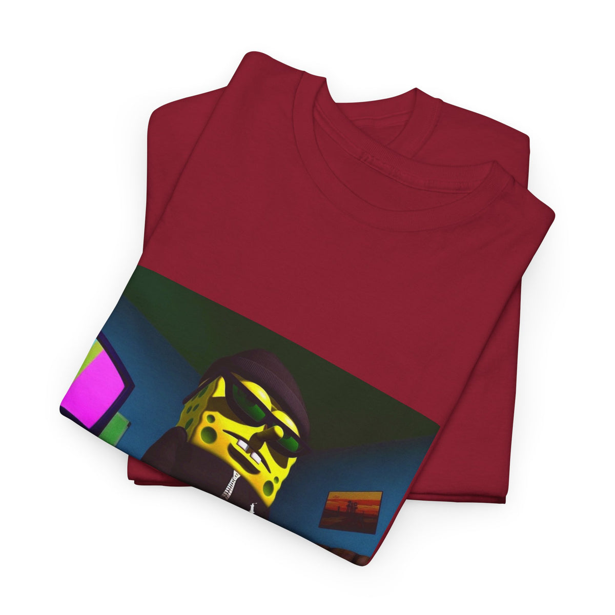Blinged-Out Sponge Dude Chilling Tee