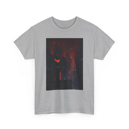 Cyberpunk Bat Hero In Neon City Tee