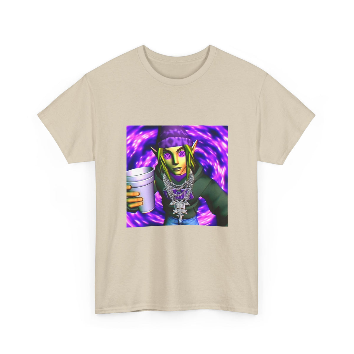 Dripped-Out Elf With Lean Cup