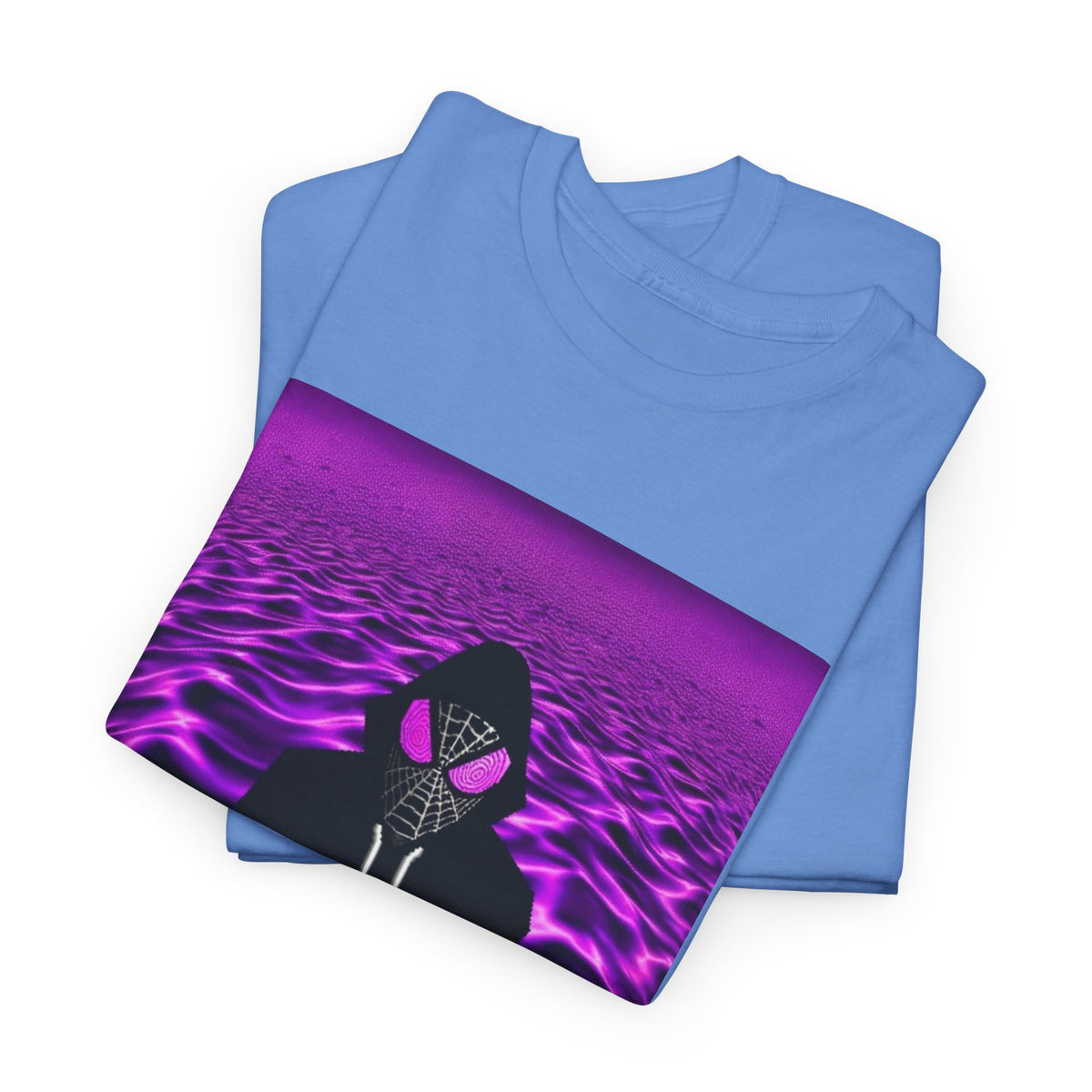 Spider-Hoodie With Purple Swirls Tee
