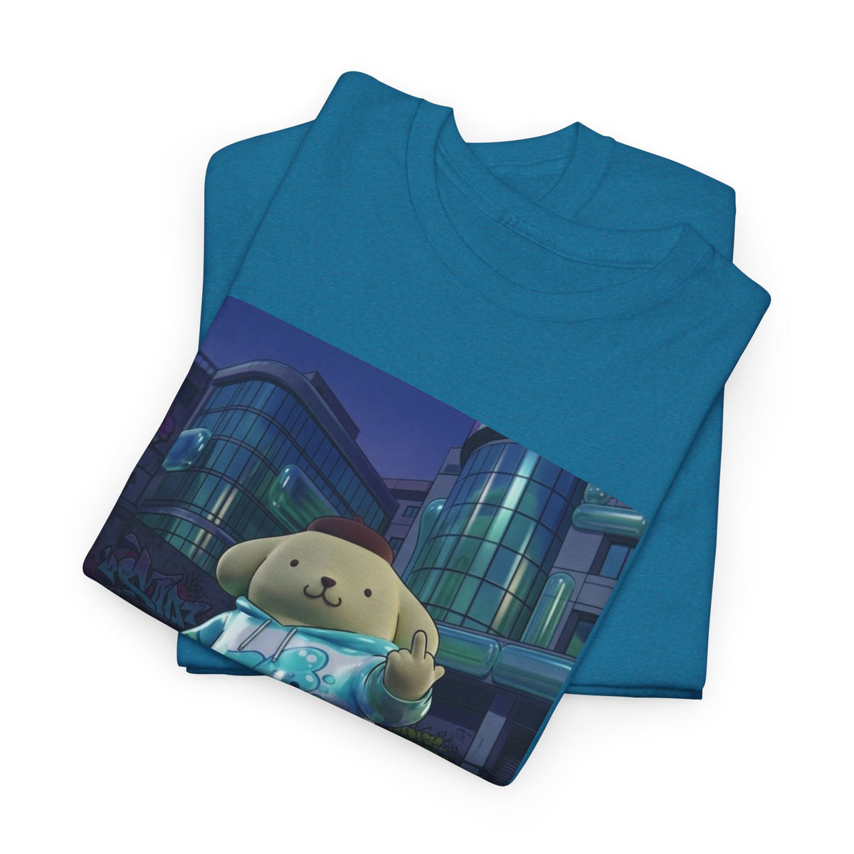 Pompompurin Flips Off In Skateshop City