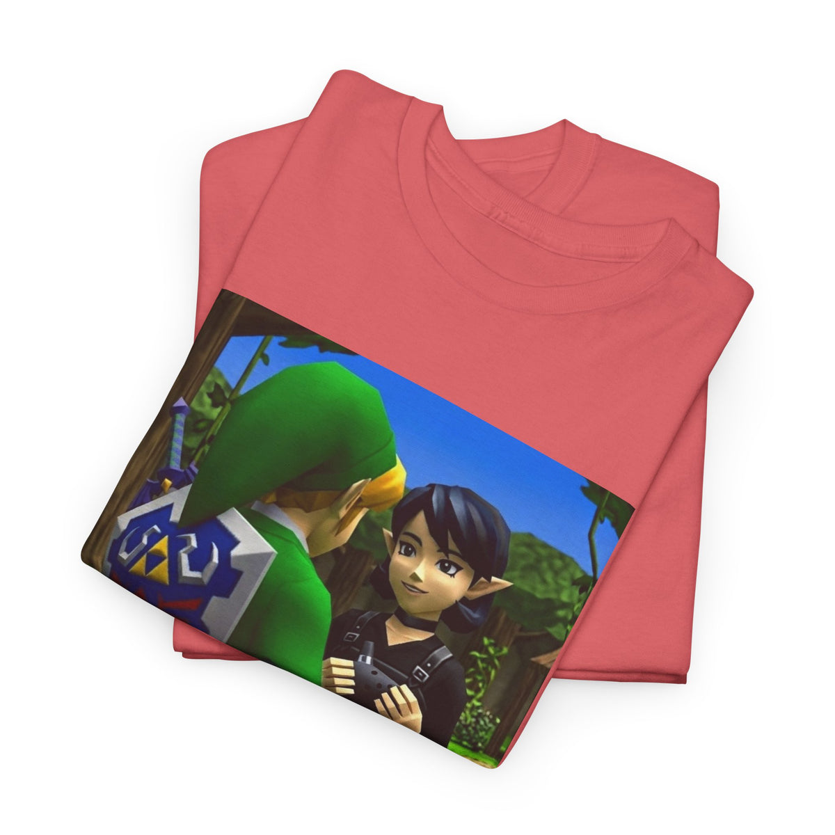 Link And Ocarina Girl Meeting