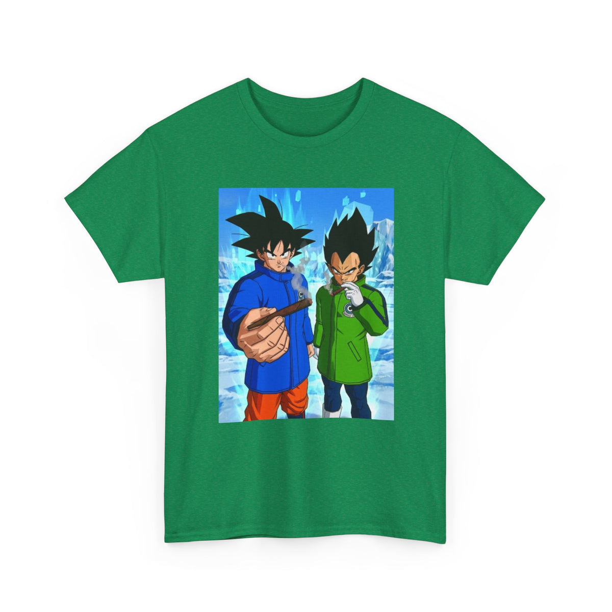 Goku and Vegeta Chillin' On Ice