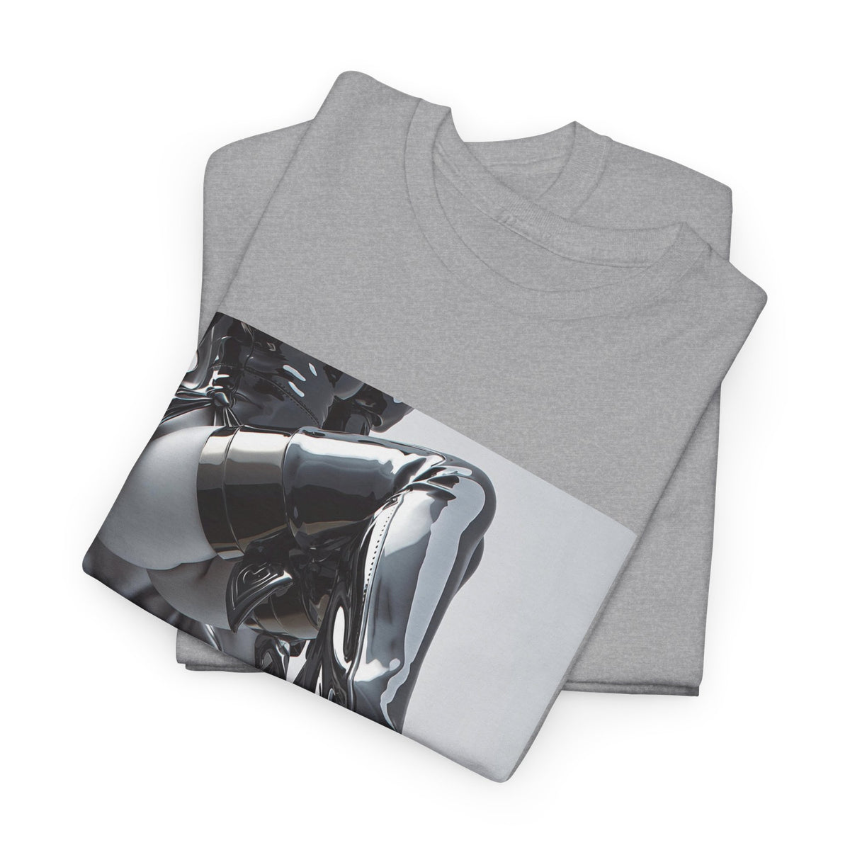 Liquid Chrome Flow Graphic Tee