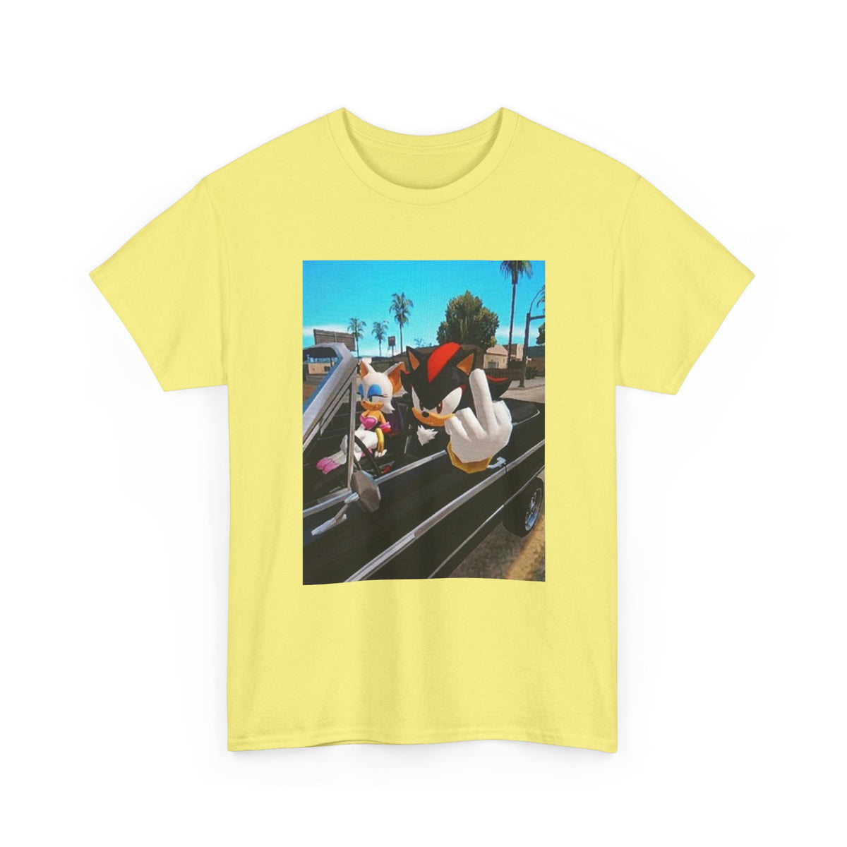 Shadow And Rouge Flipping The Bird Tee