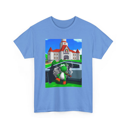 Yoshi Hotboxing Outside Princess Peach's Castle