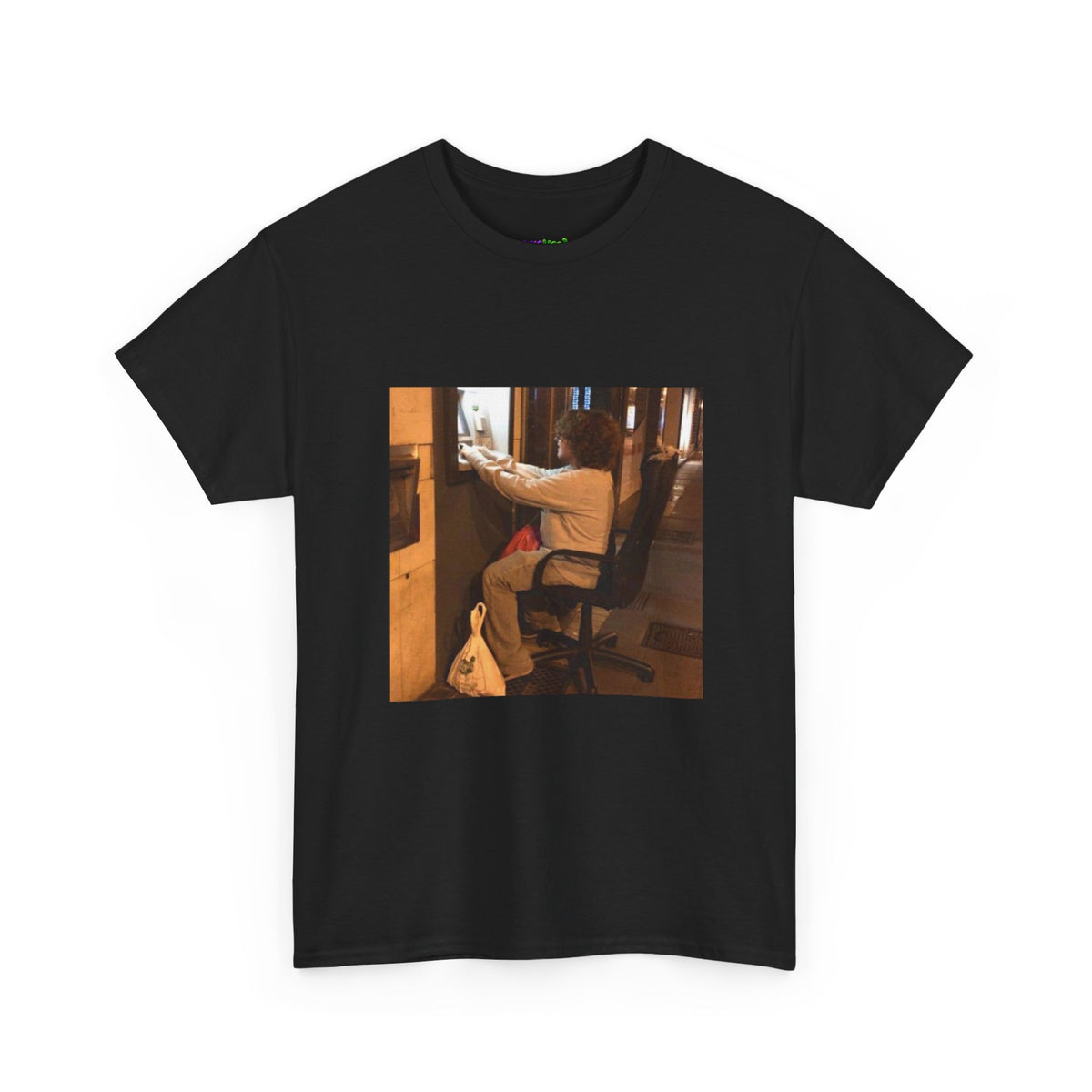Gravity Defying Green Graphic Tee