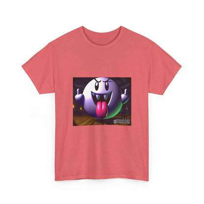 Edgy Ghost Flipping The Bird Tee