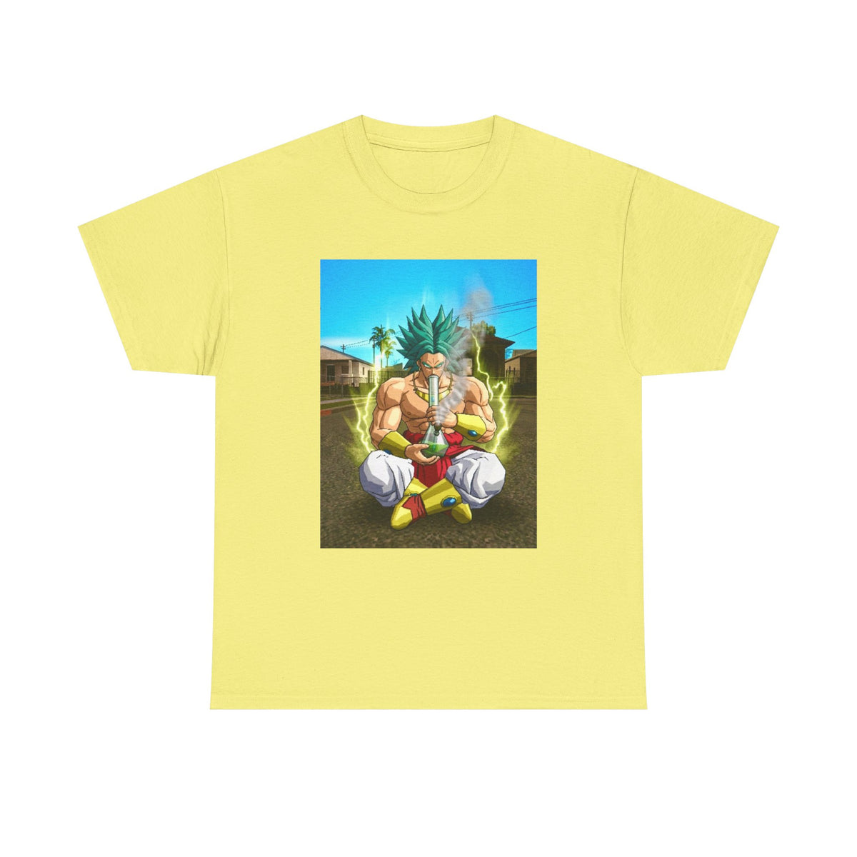 Legendary Saiyan Taking A Bong Rip Tee