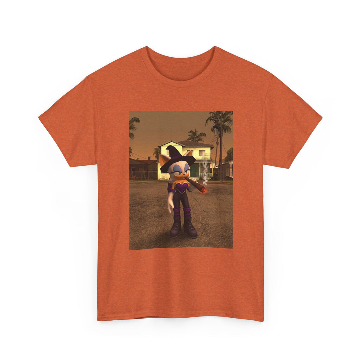 Rouge The Bat Smoking A Blunt Tee