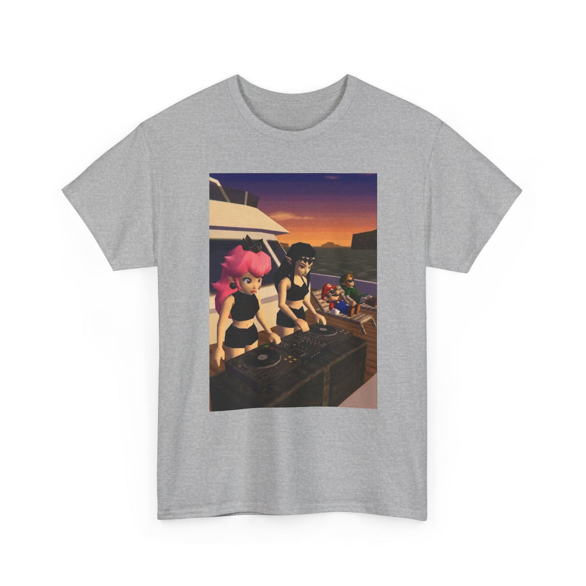 N64 Waifus DJ Yacht Party Tee