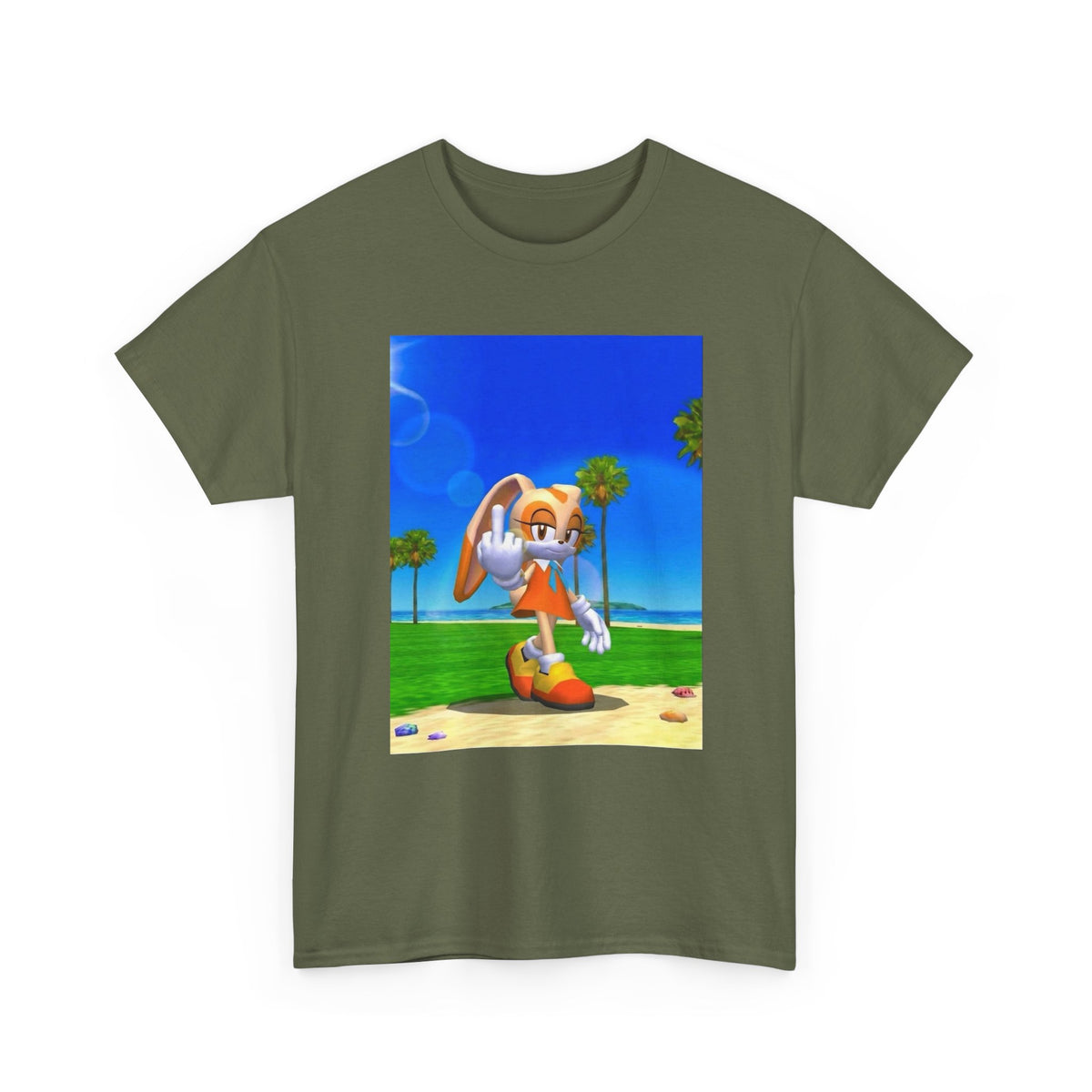 Cream The Rabbit Giving The Finger Tee