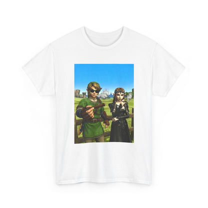 Link And Zelda Chilling With Blunts Tee