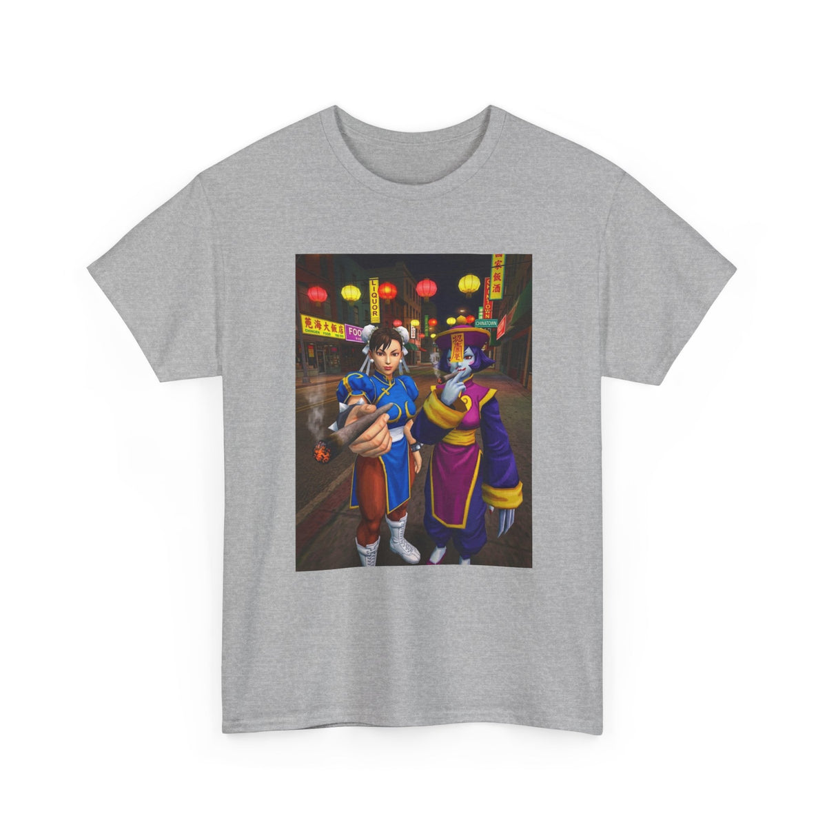 Chun-Li And Hsien-Ko Smoking Up Chinatown
