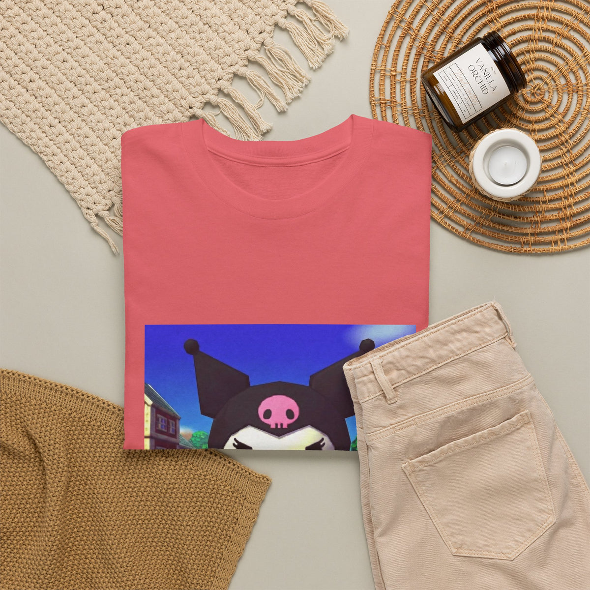 Kuromi Flipping The Bird Tee
