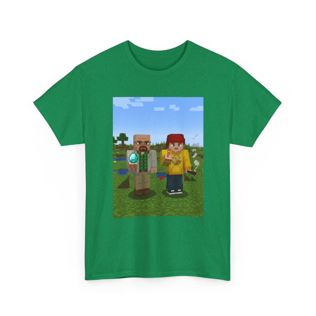 Walter White and Jesse Pinkman Minecraft Tee