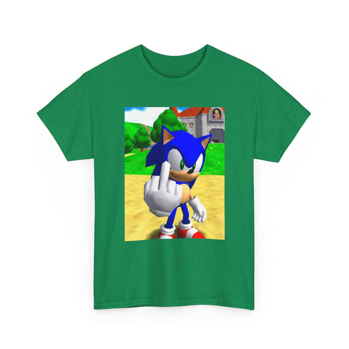 Sonic Flipping The Bird Tee