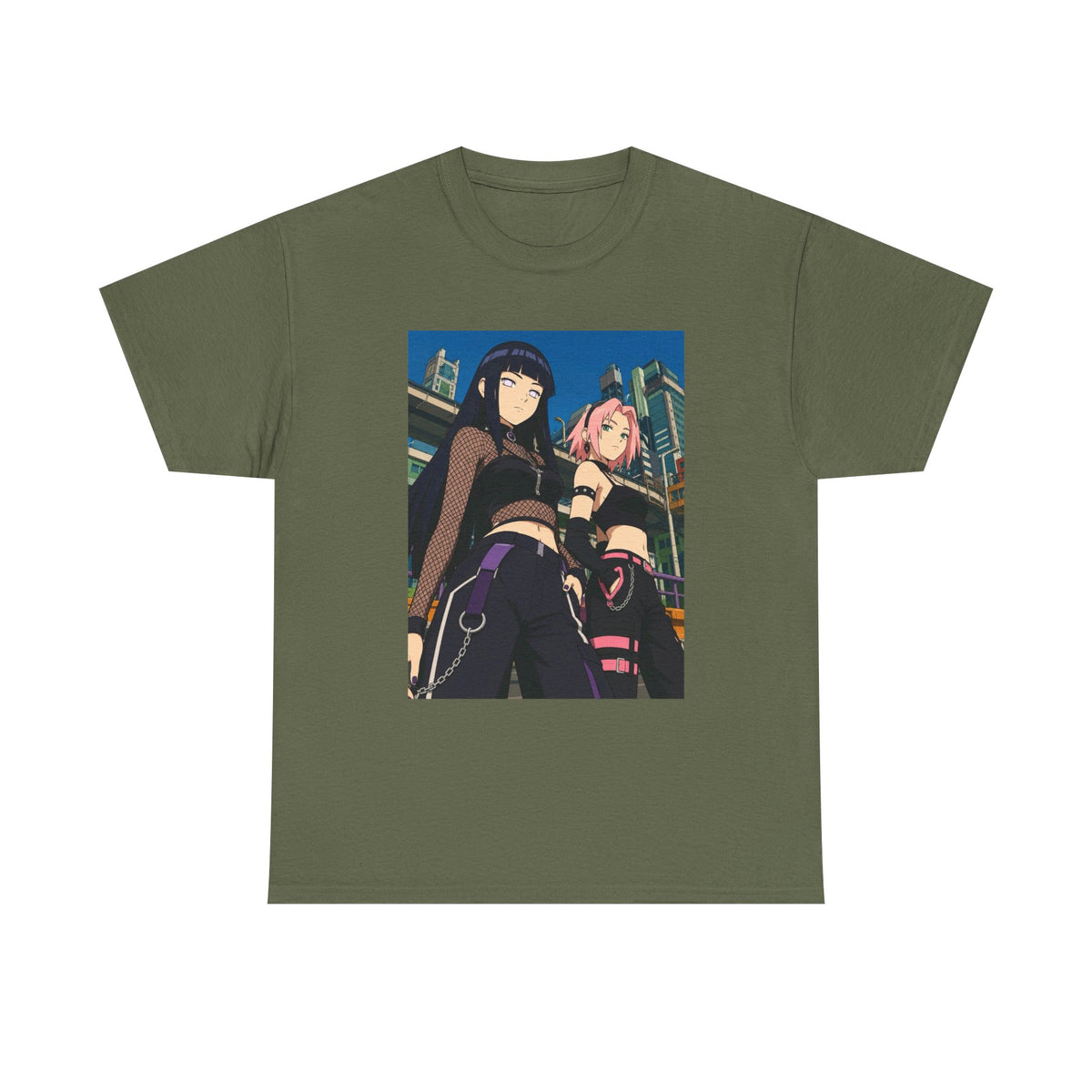 Hinata And Sakura E-Girl Style Tee