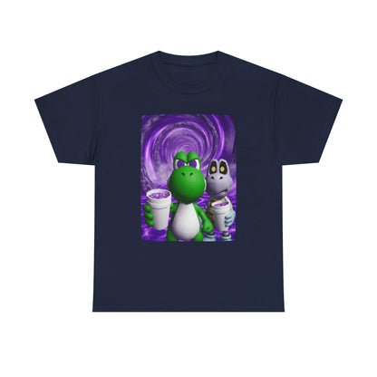 Yoshi And Dry Bones Sippin' Purple
