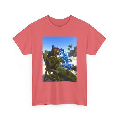 Master Chief And Cortana Chillin' Beach Vibes