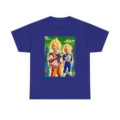 Goku and Vegeta Powering Up With Blunts