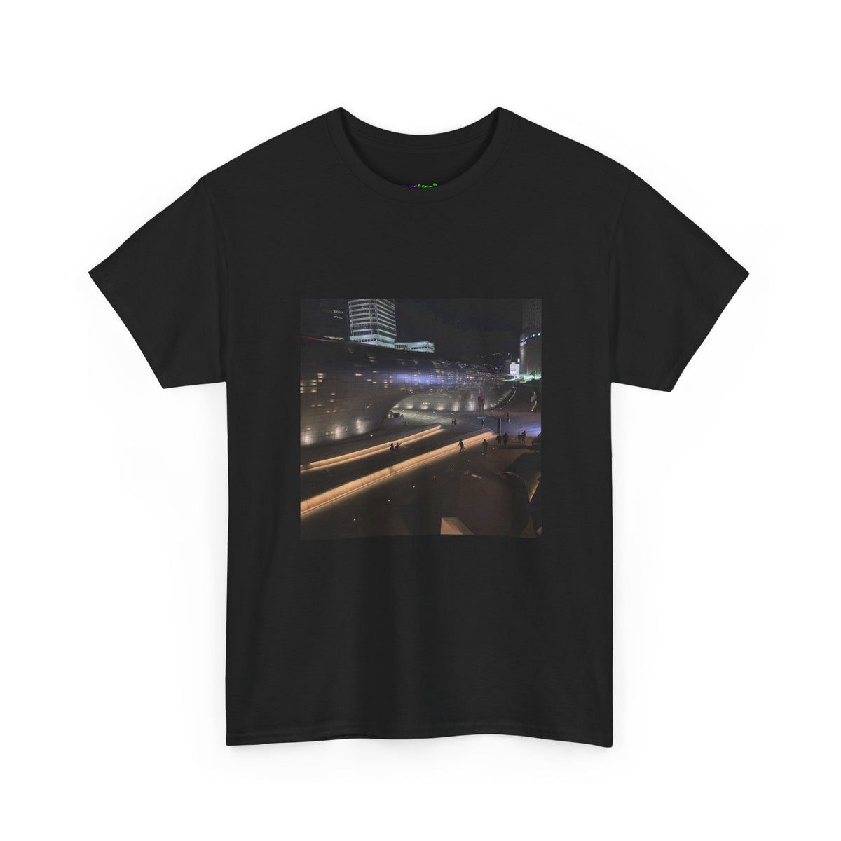 Space Station Floating Above Earth Tee