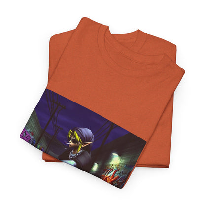 Edgy Link Skater Smoking Alley Tee