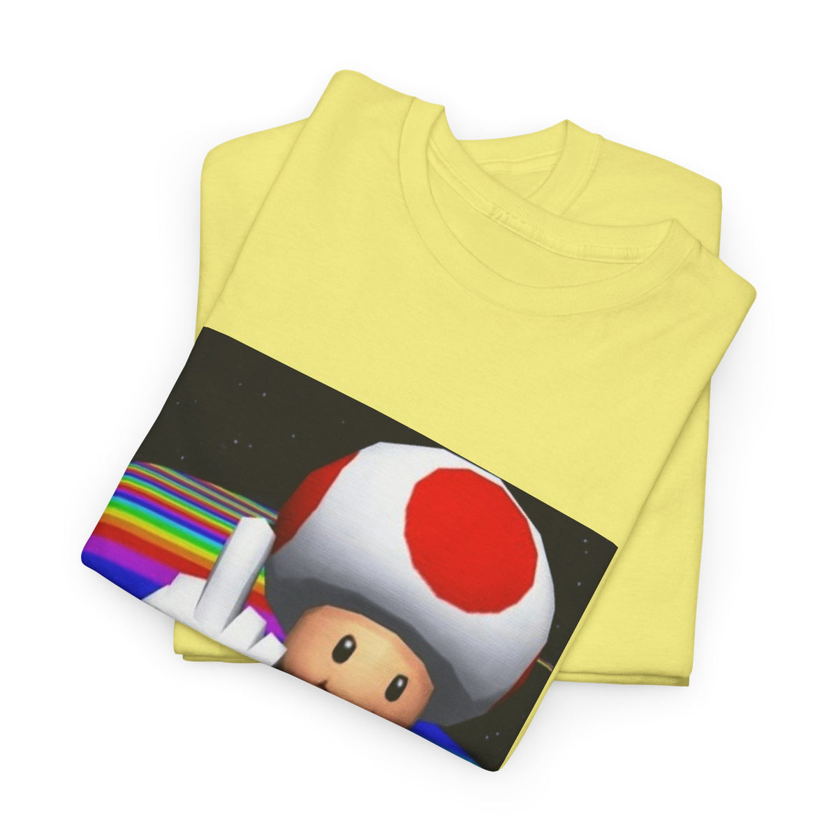 Toad Flipping The Bird On Rainbow Road Tee
