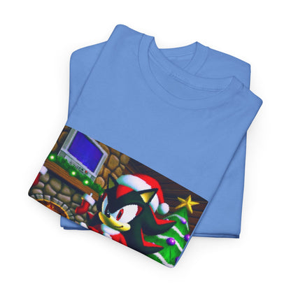 Shadow The Hedgehog Christmas Drip Tee