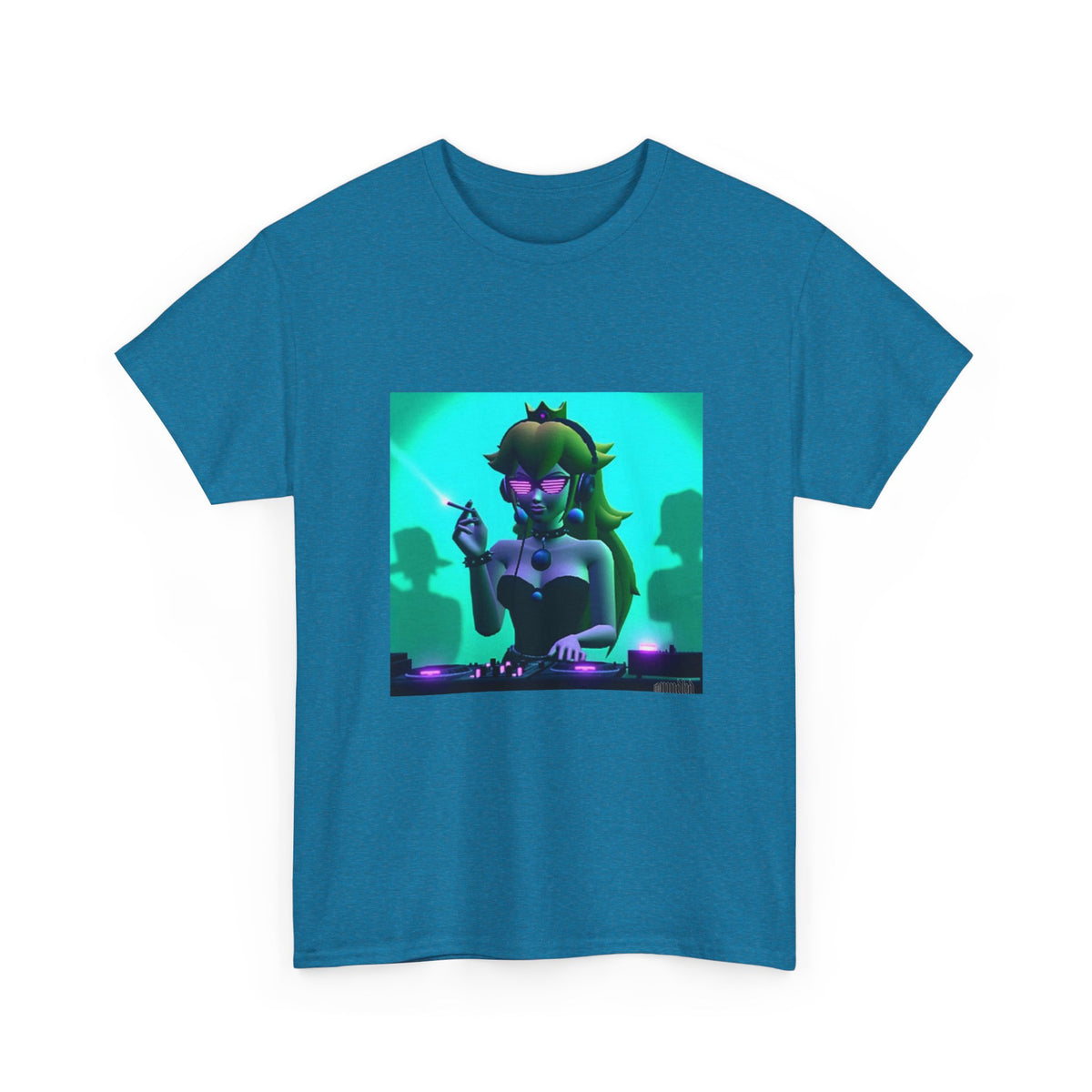 Dark Princess Peach DJ Smoking Tee