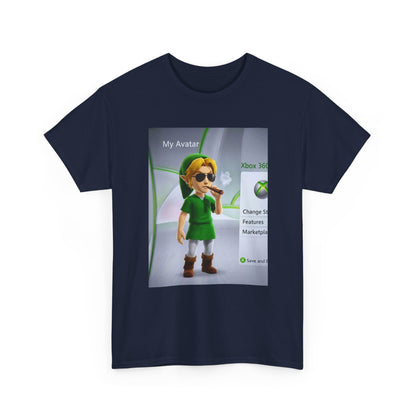 Stoner Link Xbox Avatar Puffing Blunt Tee