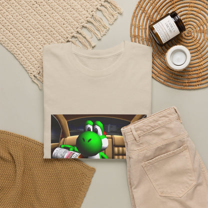 Yoshi Pouring Lean In Car Tee