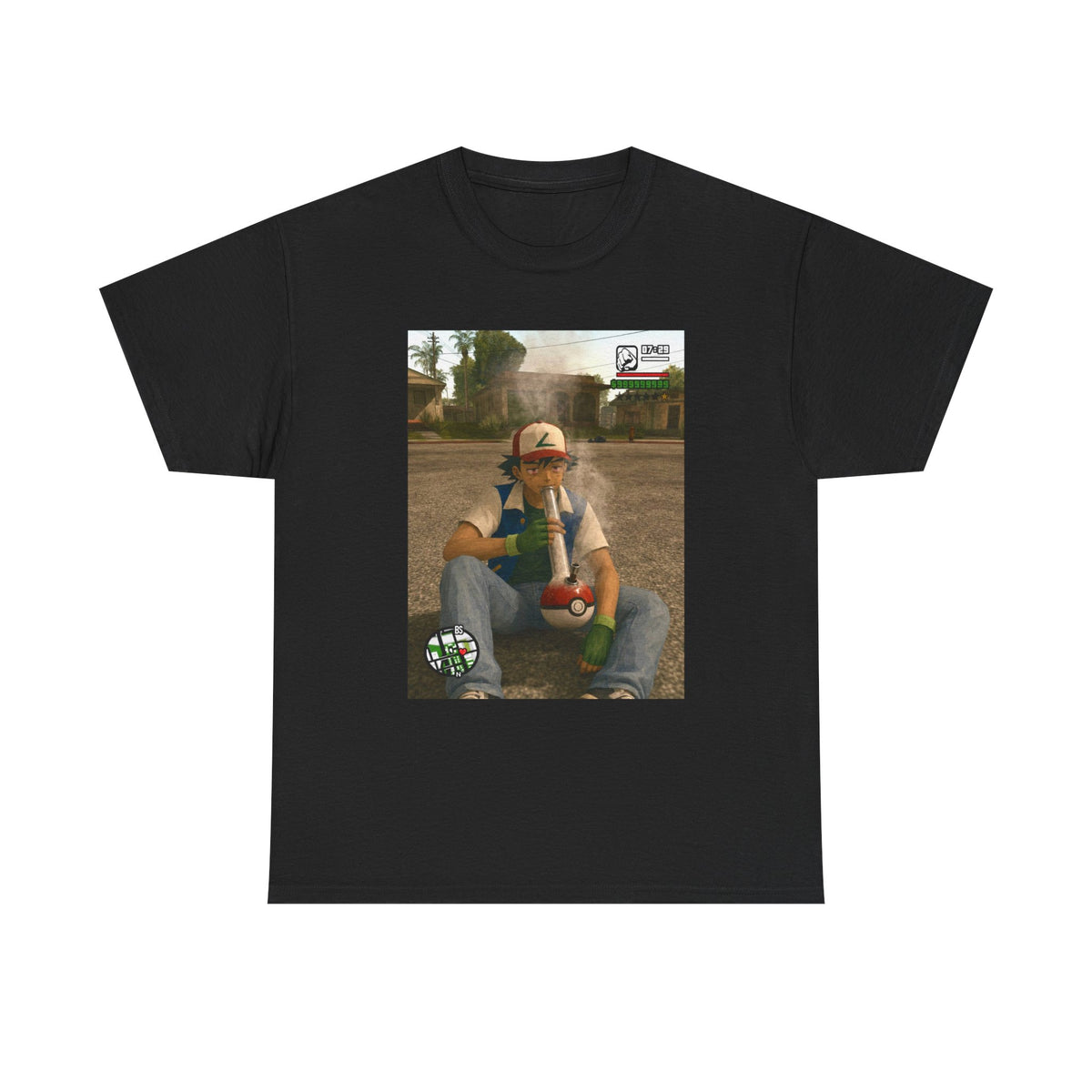 Ash Ketchum Bong Hit Tee