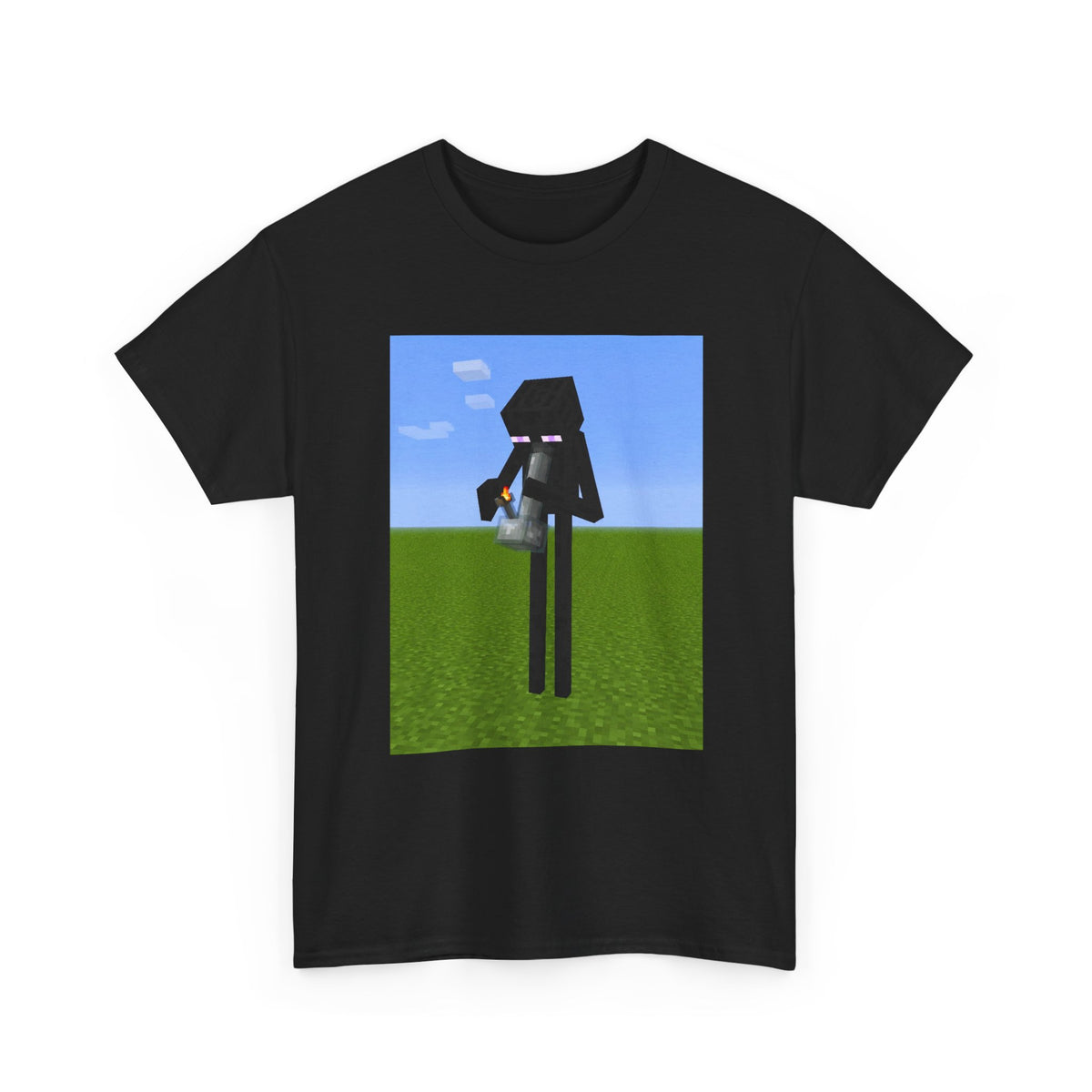 Enderman Lighting Up A Bong Tee