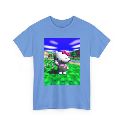 Winking Kitty Flipping The Bird Tee