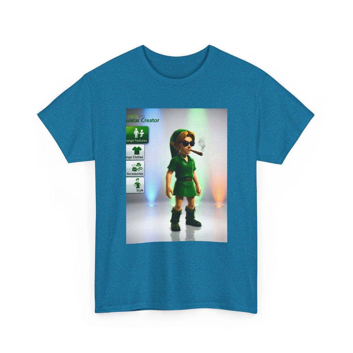 Xbox Avatar Link Smoking Blunt Tee