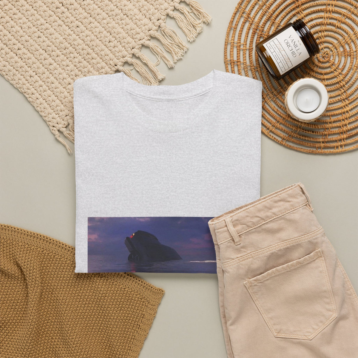 Midnight Leaf Whisper Graphic Tee