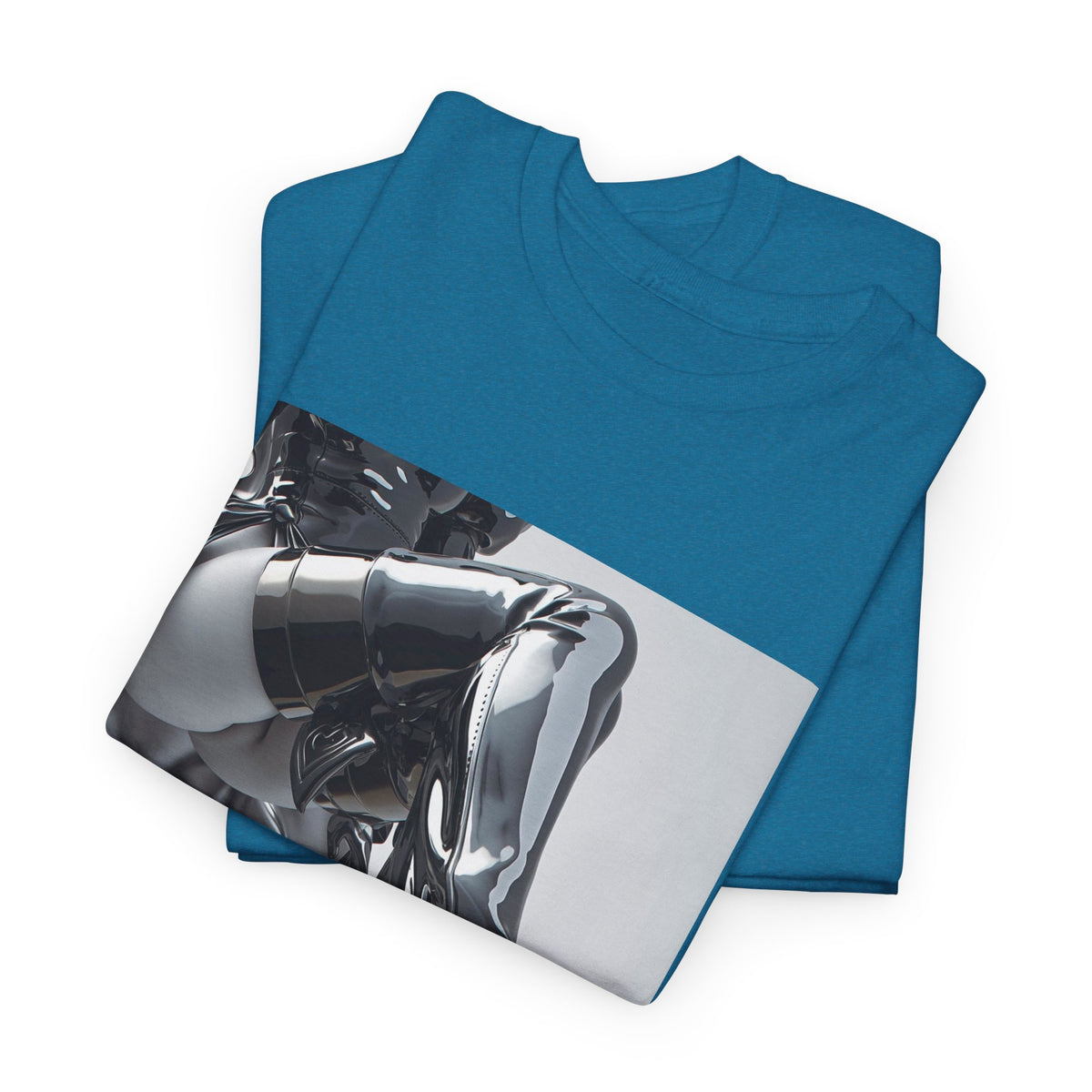 Liquid Chrome Flow Graphic Tee