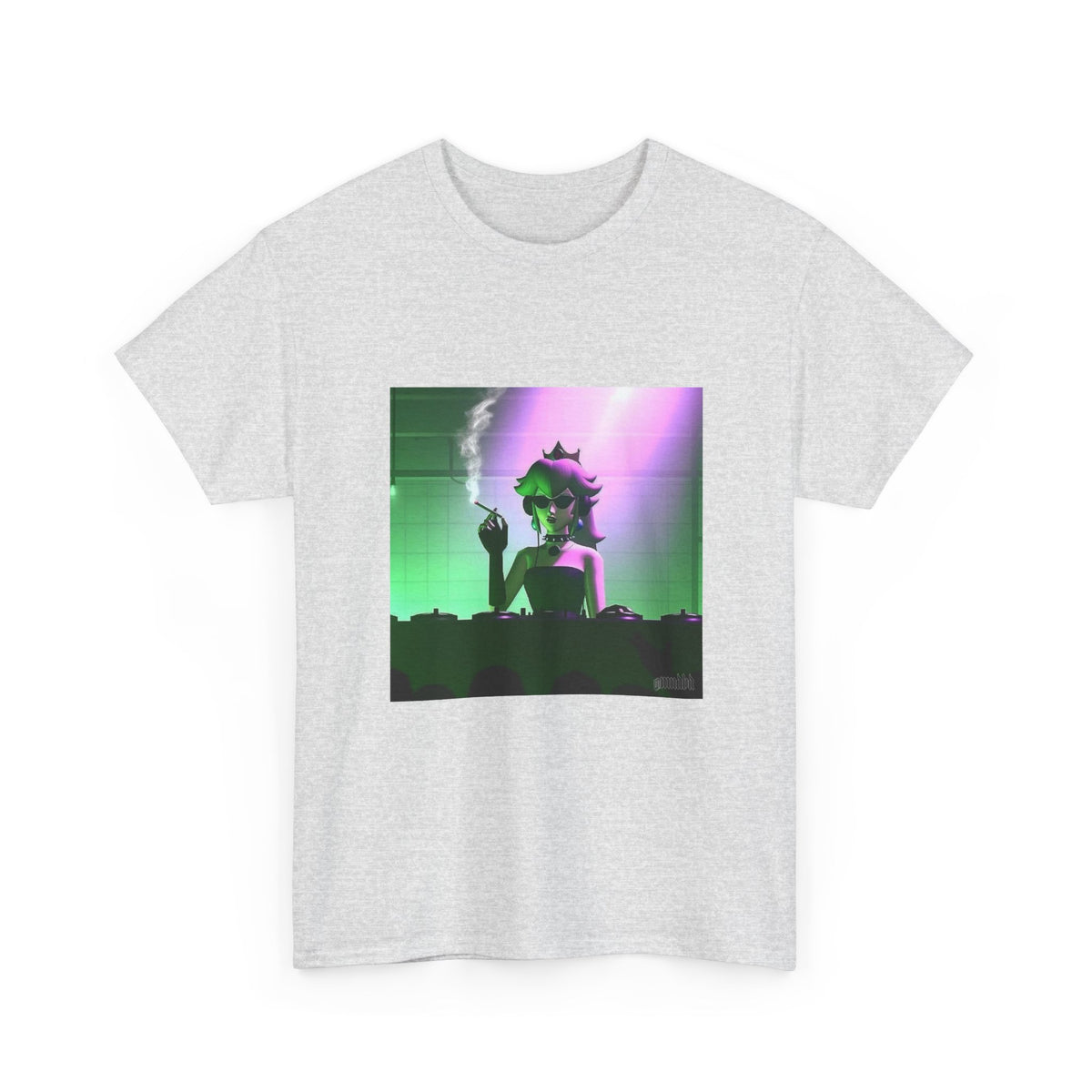 DJ Peach Smoking At The Rave Tee