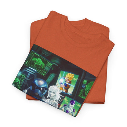 Cybernetic Pilot, Holographic Girl, And Dragon Ball Z