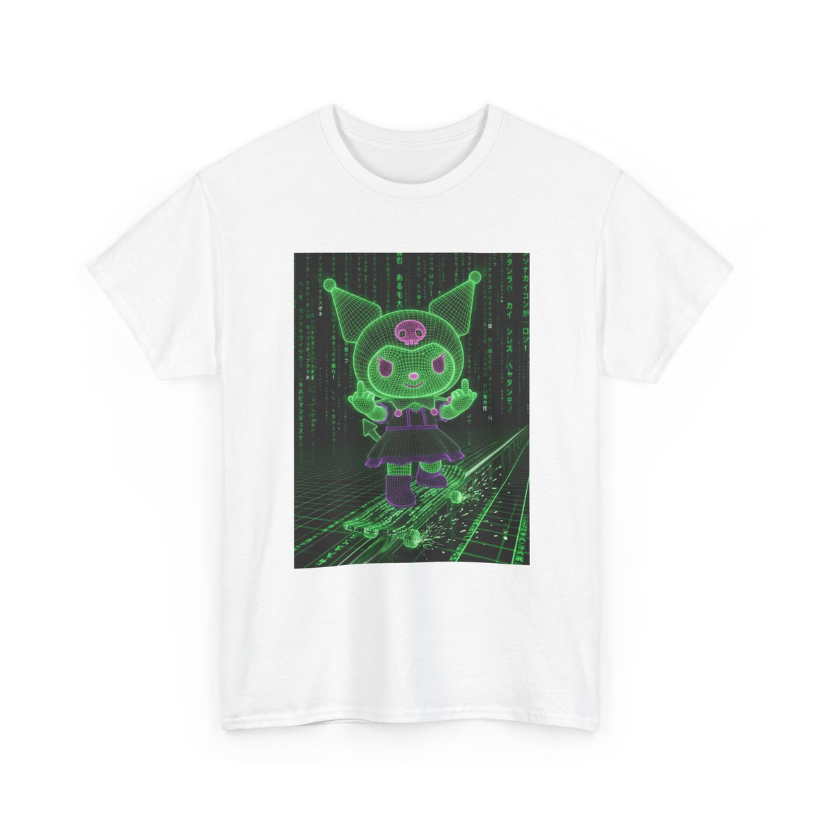 Wireframe Kuromi Skater Grinding Matrix Tee
